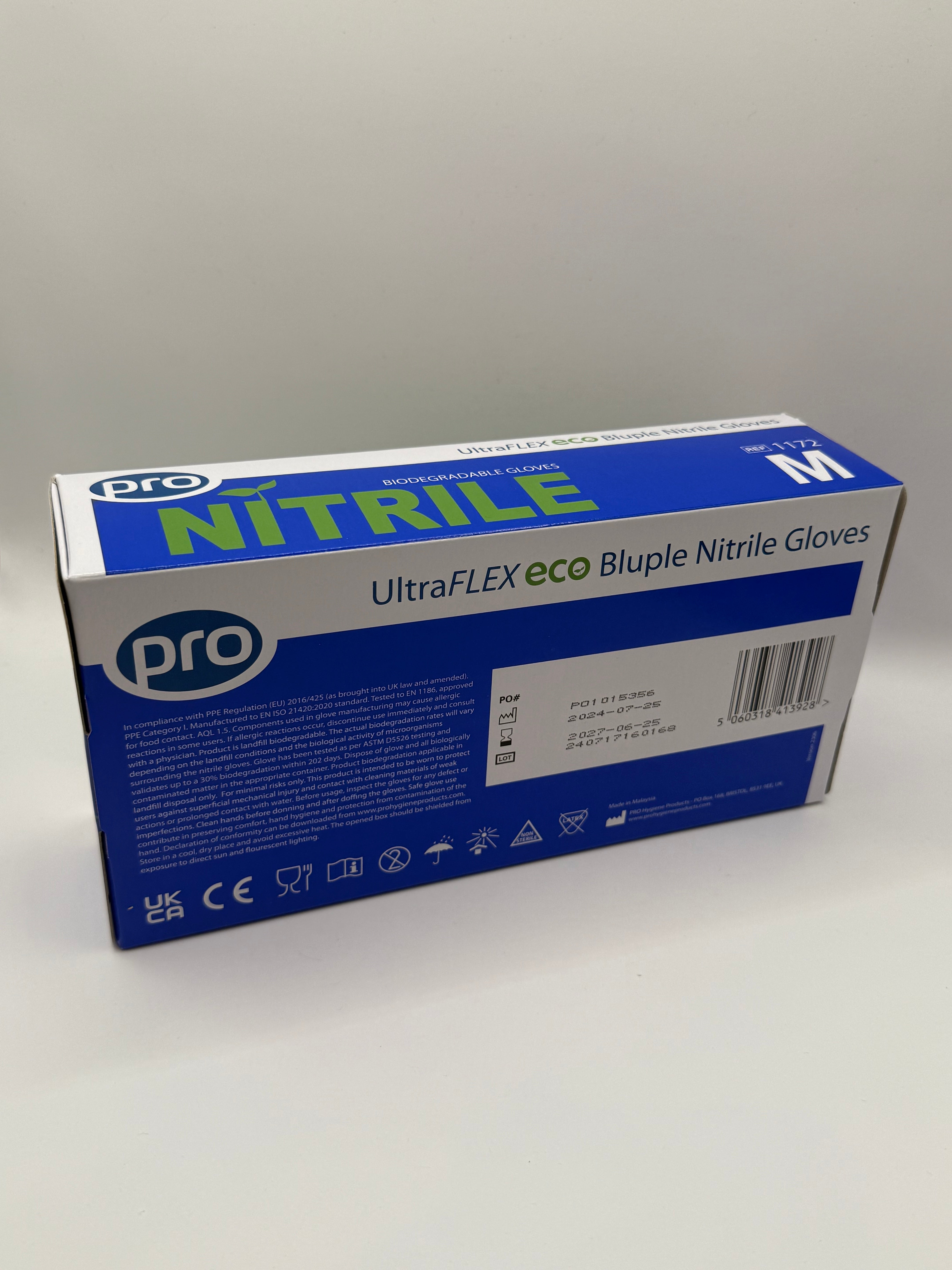 UltraFlex Eco Nitrile Gloves(1 Box of 100 Gloves)