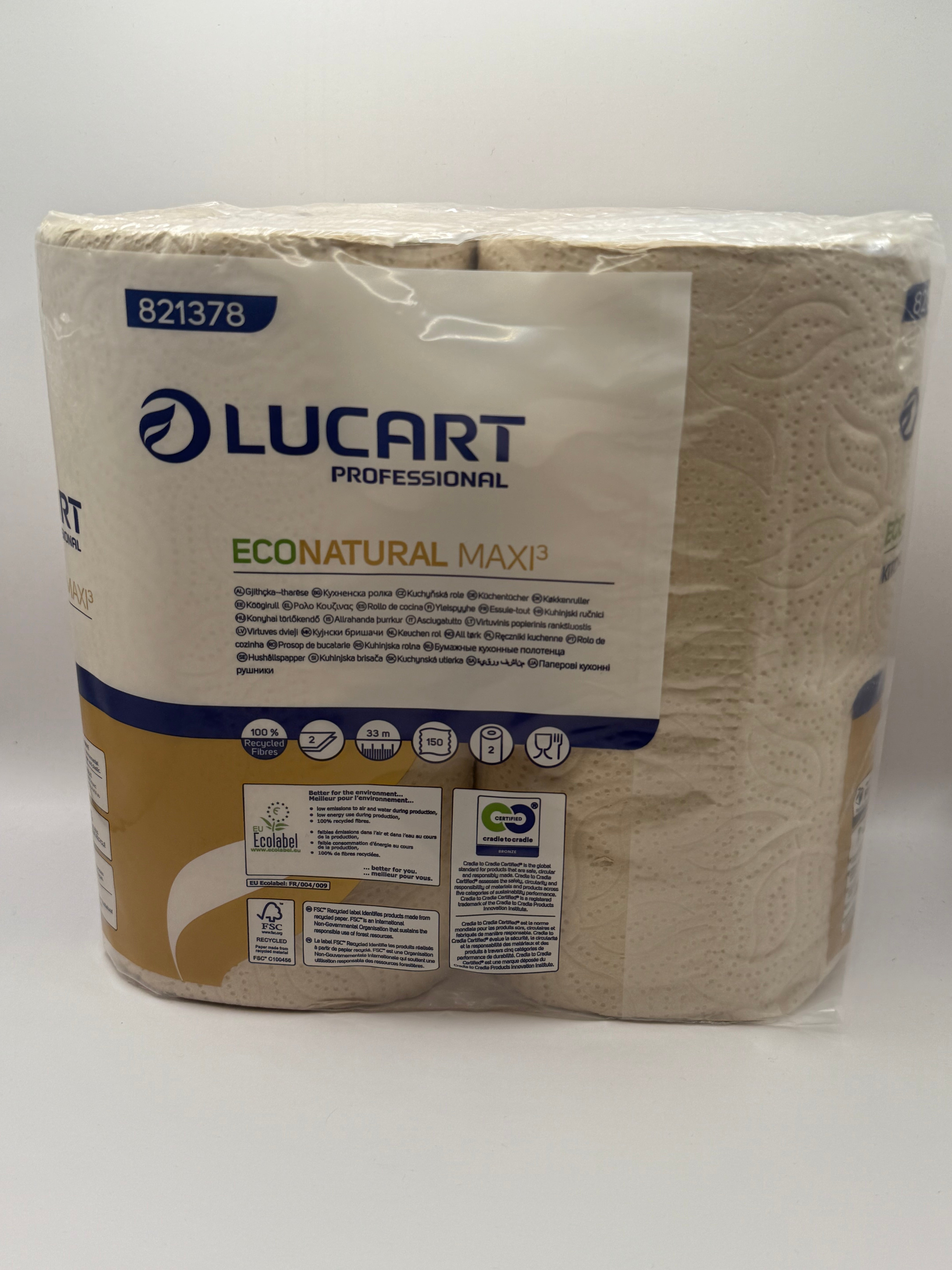 EcoNatural Maxi Kitchen Rolls Case(12 Packs of 2)