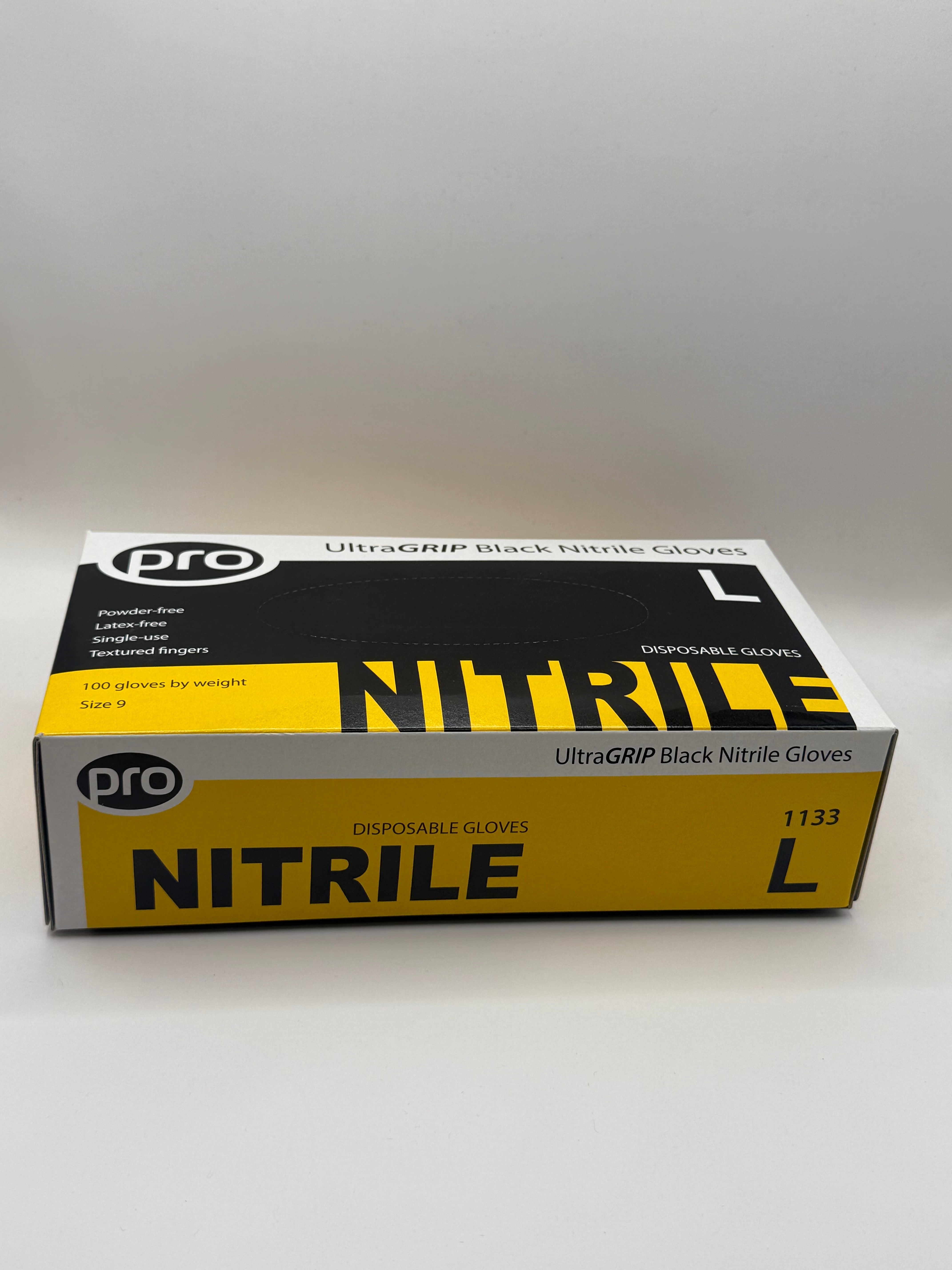 UltraGrip Black Nitrile Gloves Case(10 Boxes)